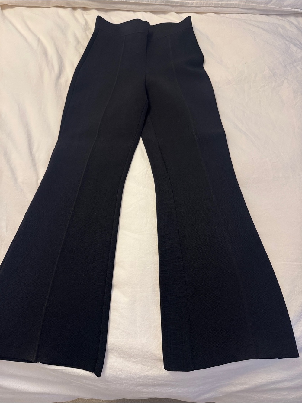 A.L.C. Black Boot-Cut Flare Pants